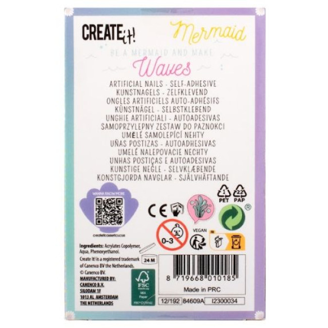 Набір накладних нігтів Create IT! MERMAID в асортименті (84609)