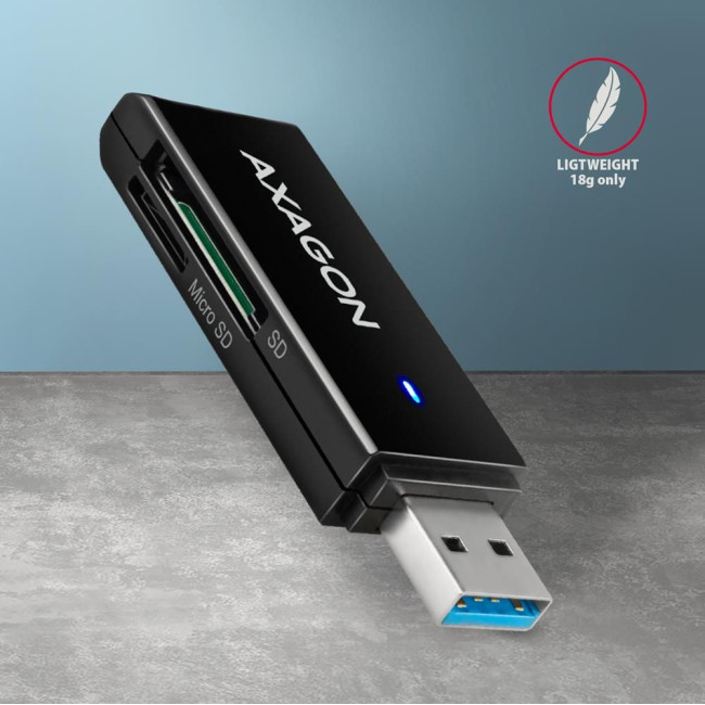 Кардрідер AXAGON CRE-S2N SuperSpeed USB-A card reader