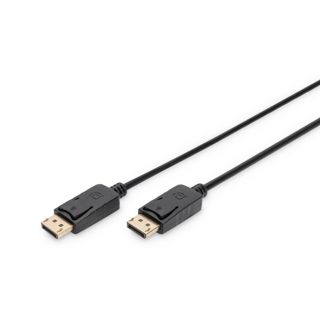 Кабель DisplayPort, тип DP M/M, 2.0 м, колір чорний AK-340100-020-S DIGITUS by ASSMANN