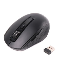 Миша бездротова, USB, 1600 dpi, чорна
