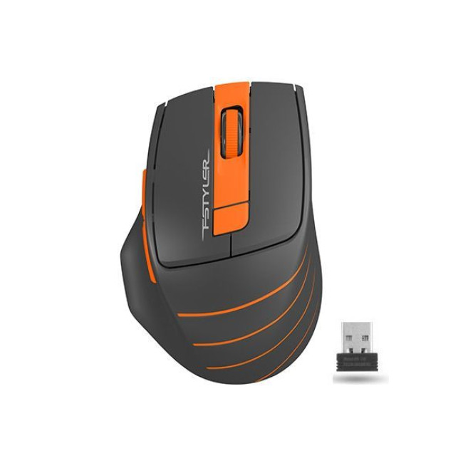 Миша бездротова A4tech Fstyler, USB, 2000 dpi, помаранчевий