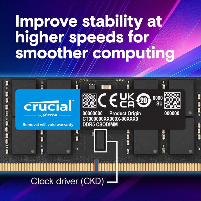 Модуль пам'яті PRO 32GB DDR5-6400 CT32G64C52CS5 CRUCIAL