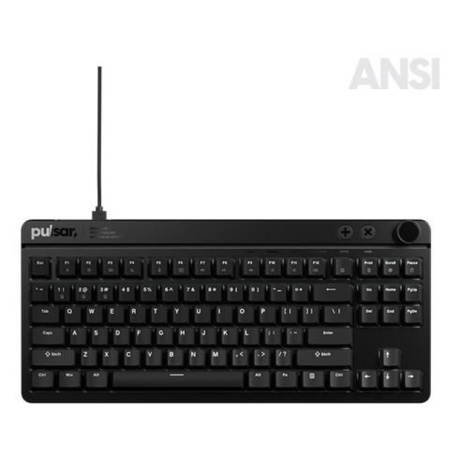 Клавіатура дротова PULSAR Xboard MS TKL ANSI Cherry MX2A Switch чорна
