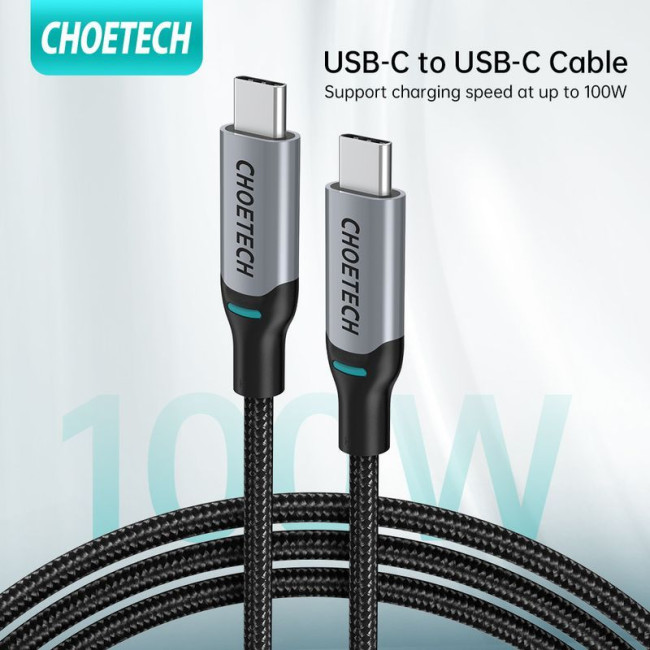 Кабель USB 2.0 C-тато/C-тато, 100 ватт, 1.8 м, преміум