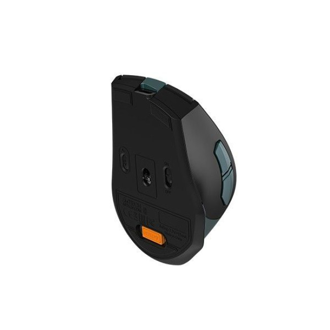 Миша бездротова безшумна Fstyler, Bluetooth / 2.4 ГГц, вбудований акумулятор, 2000 dpi, зелений