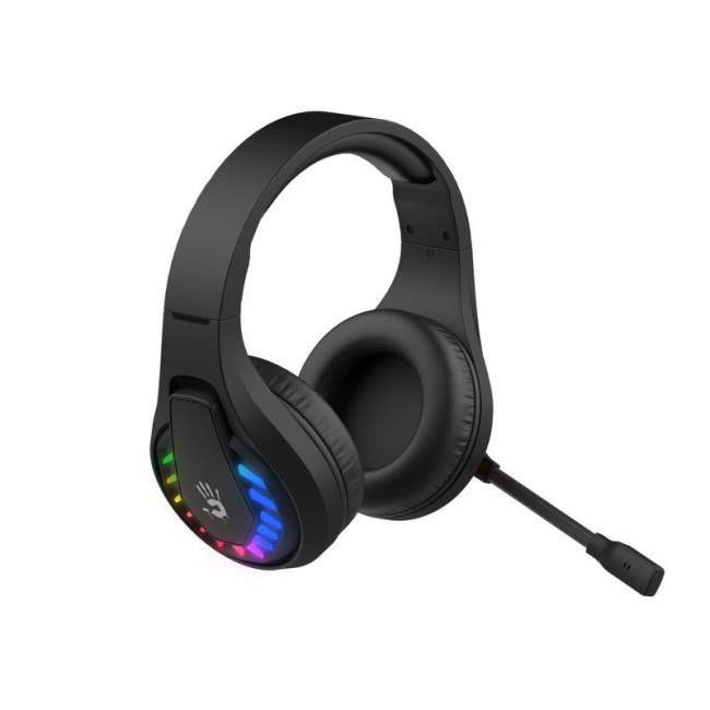 Ігрові навушники з мікрофоном, Neon LED Bluetooth + 2.4GHz + 3.5 jack