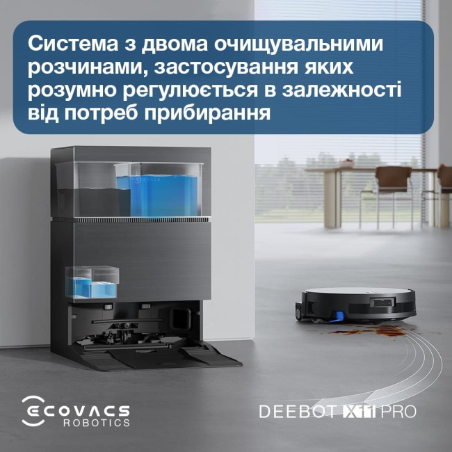 Робот-пилосос DEEBOT X11 PRO OMNI ECOVACS