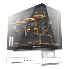 CASE MINITOWER MATX W/O PSU/F1 WHITE DARK FLASH