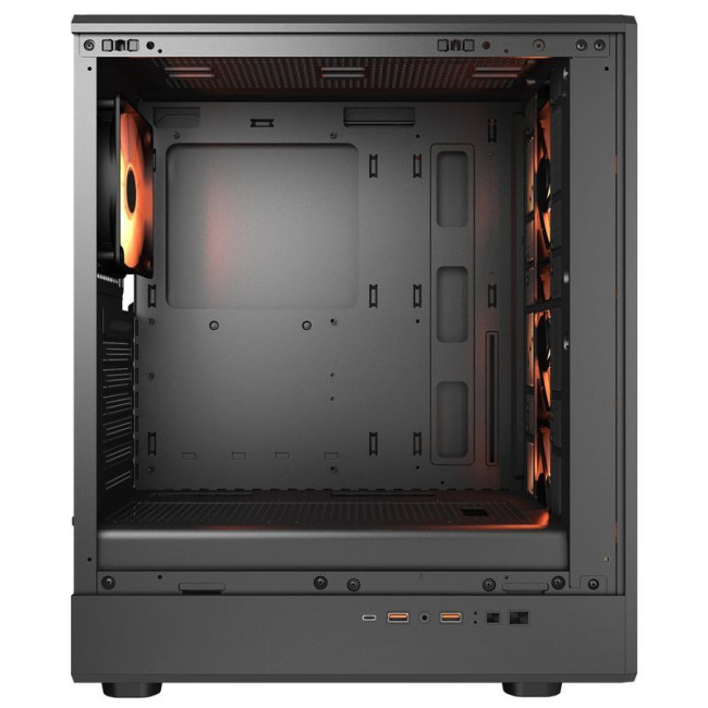 Ігровий корпус, 3*120mm ARGB, 1*120mm ARGB вентилятори передвстановлені, ATX/mATX/mini-ITX, скляне вікно