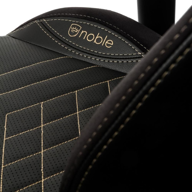 Ігрове крісло Noblechairs EPIC штучна шкіра, чорний/золотий