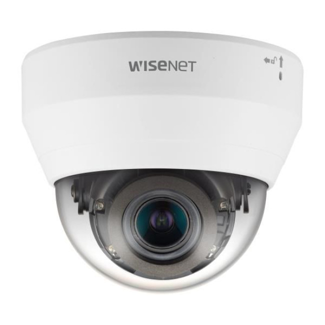 Мережева камера купольна 4MP @30fps, motorized vari-focal lens 3.1x (3.2 ~ 10.0mm) (109°~33.2°) QND-7082R HANWHA VISION