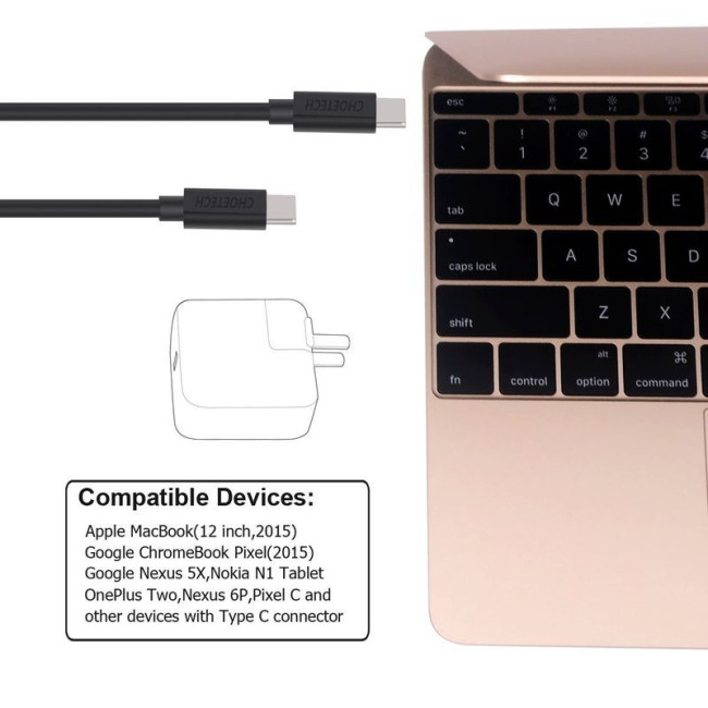Кабель USB 2.0 C-тато/C-тато, 3 м, преміум