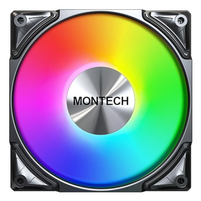 Корпусний вентилятор 120MM METAL PRO 12 ARGB PWM BLACK MONTECH