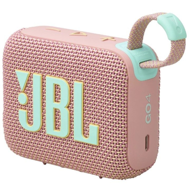 Портативна акустика JBL Go 4 Pink (JBLGO4PINK)