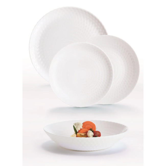 Сервіз Luminarc Pampille White, 18 предметів