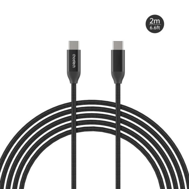 Кабель USB 2.0, 240w, C-тато/C-тато, 2 м, преміум