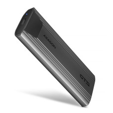 Зовнішній карман для SSD-накопичувачів AXAGON EEM2-GTS2 USB-C 10Gbps - M.2 NVMe & SATA SSD THIN SCREWLESS box