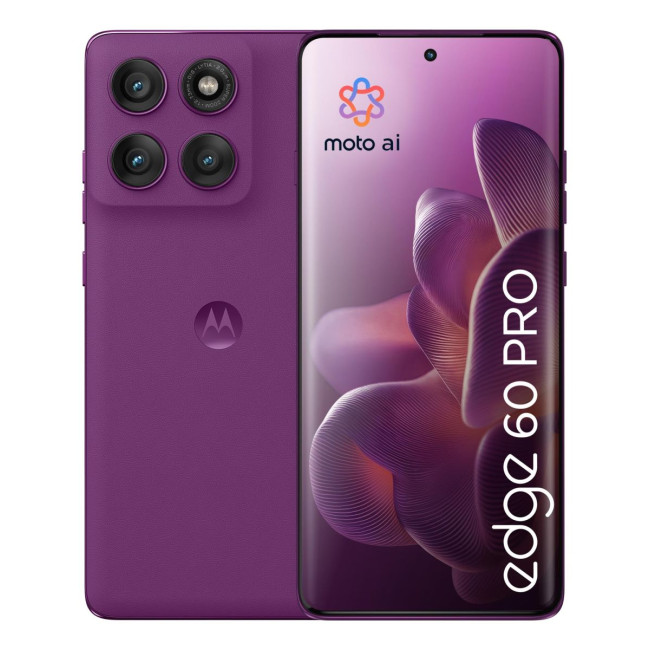 Мобільний телефон MOTO EDGE 60 PRO 8/256 SparklingGrape PB7X0089RS MOTOROLA