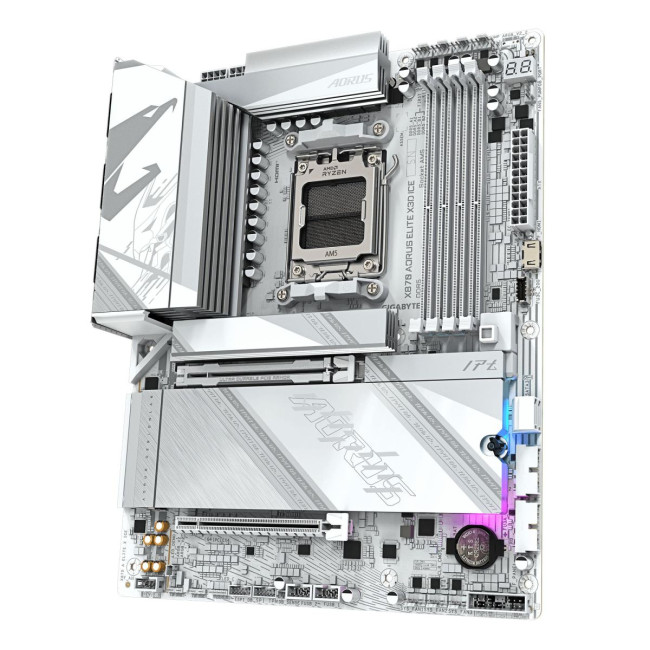 Материнська плата AMD X870 SAM5 ATX X870 A ELITE X ICE GIGABYTE