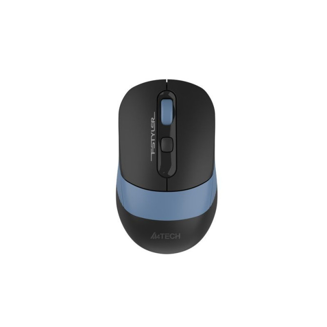 Миша бездротова безшумна Fstyler, Bluetooth / 2.4 ГГц, вбудований акумулятор, 2000 DPI, синій