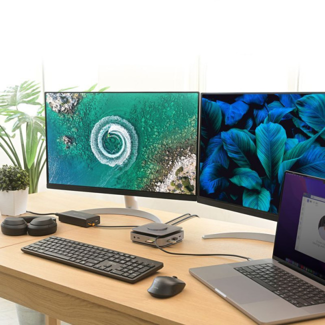 Док станція USB-C 10-в-1 (HDMI/PD/USB-A/USB-C/LAN)