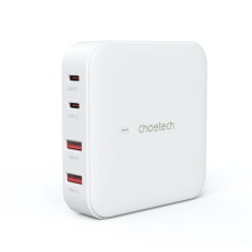 Мережевий зарядний пристрій, GaN, 2 USB-A / 2 USB-C, 100Вт, QC3.0/PD/PPS