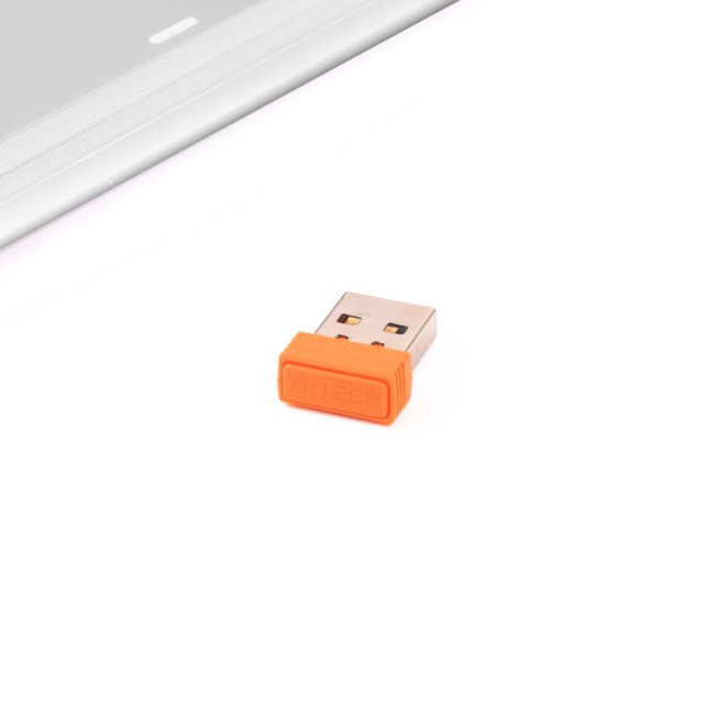 Клавіатура бездротова Fstyler, Bluetooth / 2.4 ГГц, білий