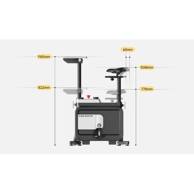 Велотренажер KINGSMIТH Workstation Bike W1B (EBW1B)
