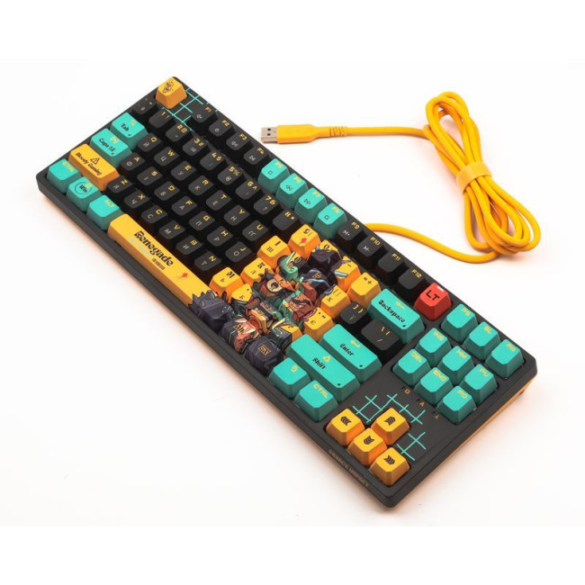 Клавіатура оптична ігрова, USB, RGB підсвічування, Alpha Optical Switch
