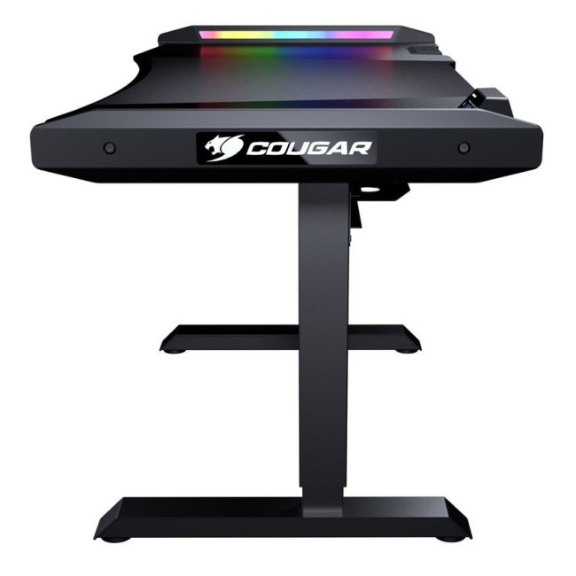 Стіл для геймера, ергономічний дизайн, USB 3.0/Audio хаб, RGB підсвічування, Type-C, регулювання висоти