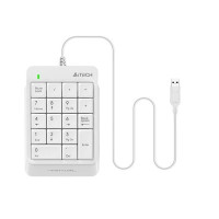Цифрова USB клавіатура Fstyler, біла