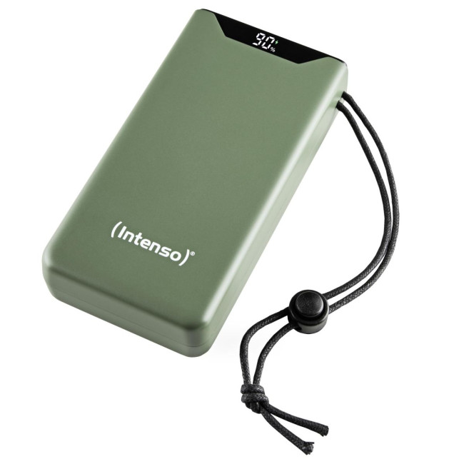 Портативний зарядний пристрій USB 20000MAH QC3.0 GREEN F20000 7332057 INTENSO