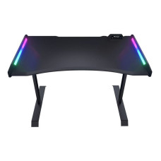 Стіл для геймера, ергономічний дизайн, USB 3,0/Audio хаб, RGB підсвічування, висота 810 мм