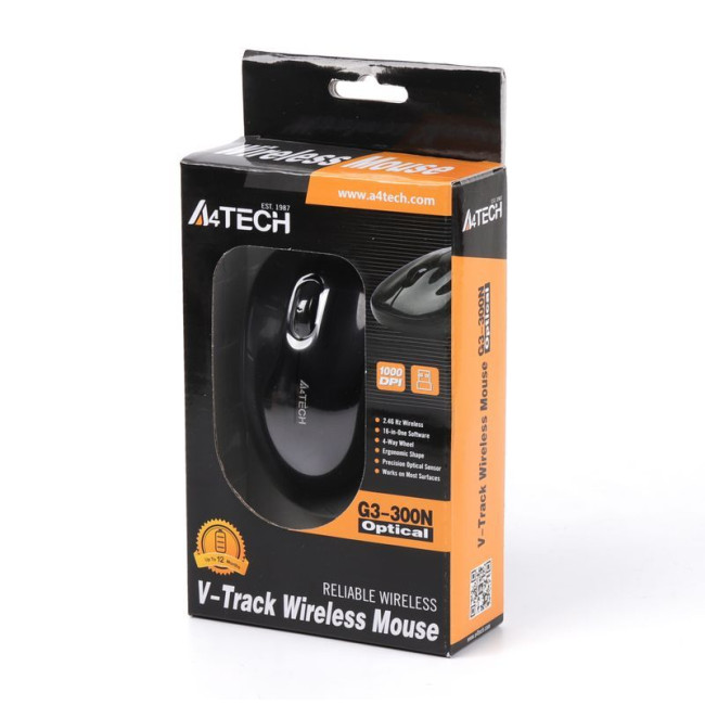 Миша бездротова V-Track USB, 1000 dpi