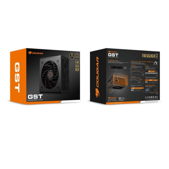 Блок живлення 850 Вт, 80 Plus Gold, ATX 3.1, 120 мм HDB Fan, 8 SATA + 6 PCI-E