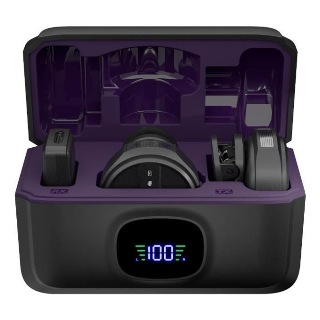 Мікрофон петличний бездротовий Streamplify MIC GO-48-WL, чорний