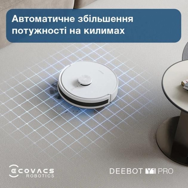 Робот-пилосос DEEBOT Y1 PRO DLX34 WHITE ECOVACS