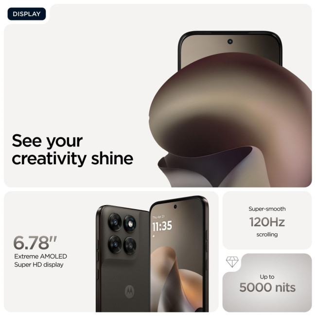 Мобільний телефон MOTO G77 8/256GB BLK OLIVE PBAW0026RS MOTOROLA