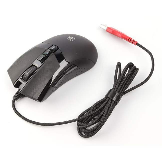 Ігрова миша Bloody Activated, RGB, 16000 CPI, 50M натискань, чорний
