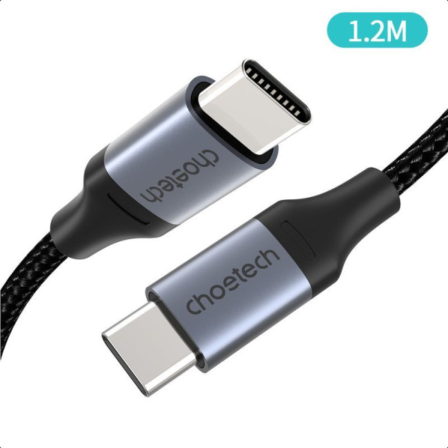 Кабель USB 2.0 C-тато/C-тато, 60 ватт, 1,2 м, преміум