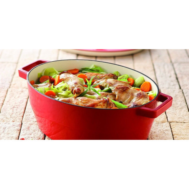 Каструля Pyrex Slow Cook red, (4 л)
