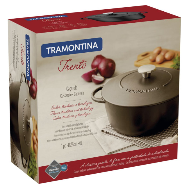 Каструля Tramontina Trento (6 л) 28 см