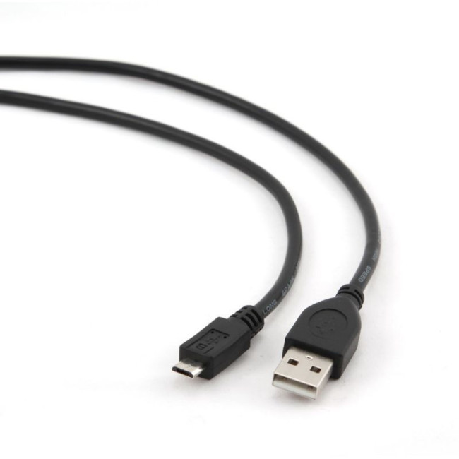 Кабель micro USB 2.0, A-тато/micro B-тато, 0.1 м, преміум