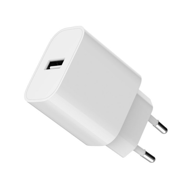 Мережевий ЗП, 1 USB-A 5V/2.4A (12W), білий