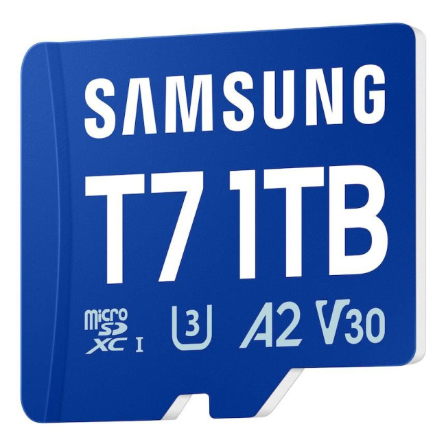 Карта пам’яті SAMSUNG MICRO SDXC T7 1TB, U3, V30, A2 до 170 Мб/с