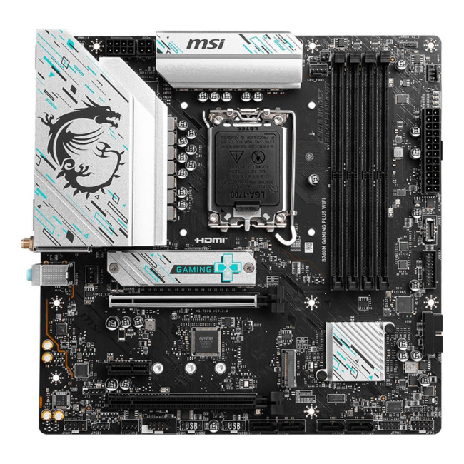 Материнська плата B760 S1700 MATX B760M GAMING PLUS WIFI MSI