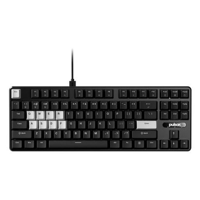 Клавіатура дротова PULSAR PCMK 2 HE TKL ANSI 8К чорна