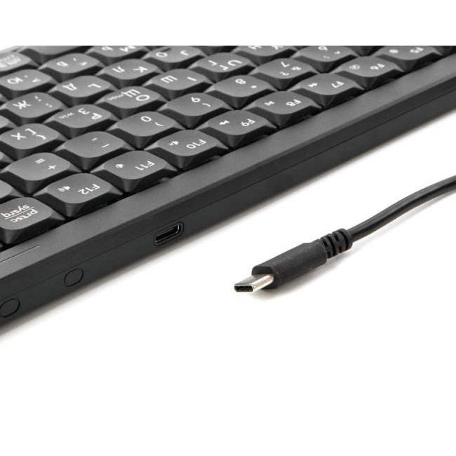 Клавіатура дротова з ножичним перемикачем Fstyler, USB
