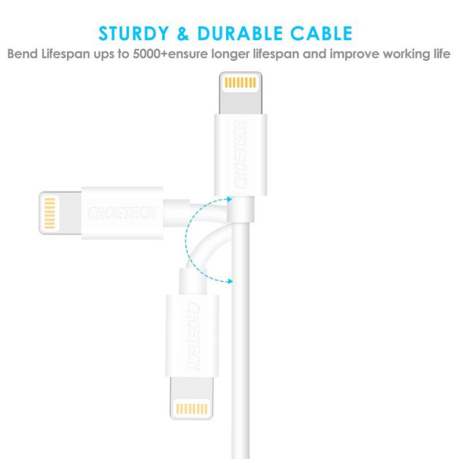 Кабель USB 2.0 А-тато/Lightning , MFI, 1.8 м, преміум, 2.1 А