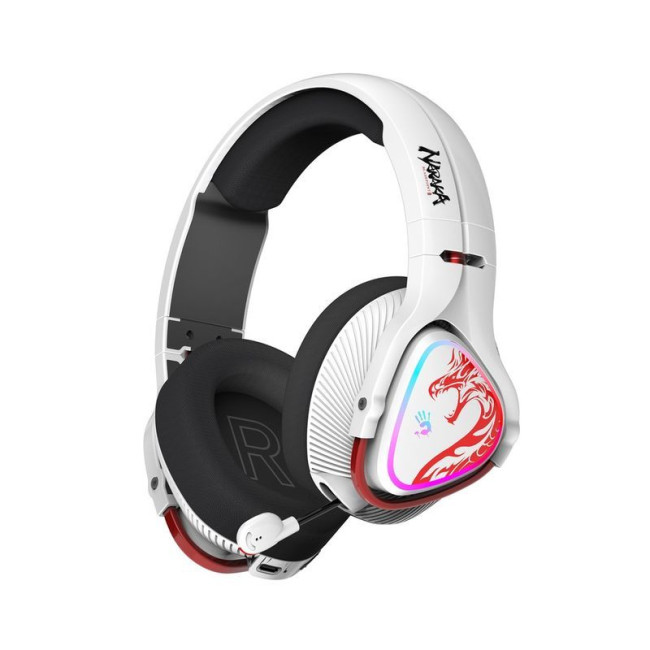 Ігрові бездротові навушники з мікрофоном, RGB, Bluetooth + 2.4GHz + 3.5 jack
